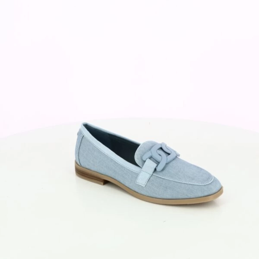 Kevin Blue Slip-On Moccasins - Comfortable Casual Loafers for Men & Women