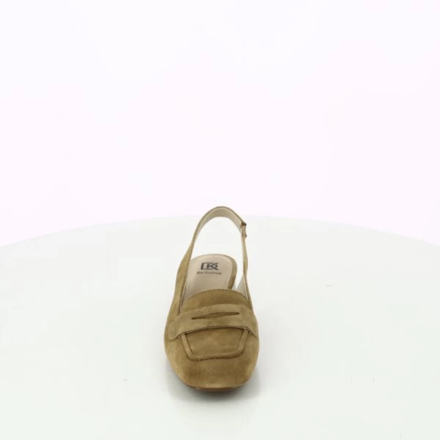Kevin Cognac Leather Ballerina Flats for Women - Comfortable Slip-On Loafers