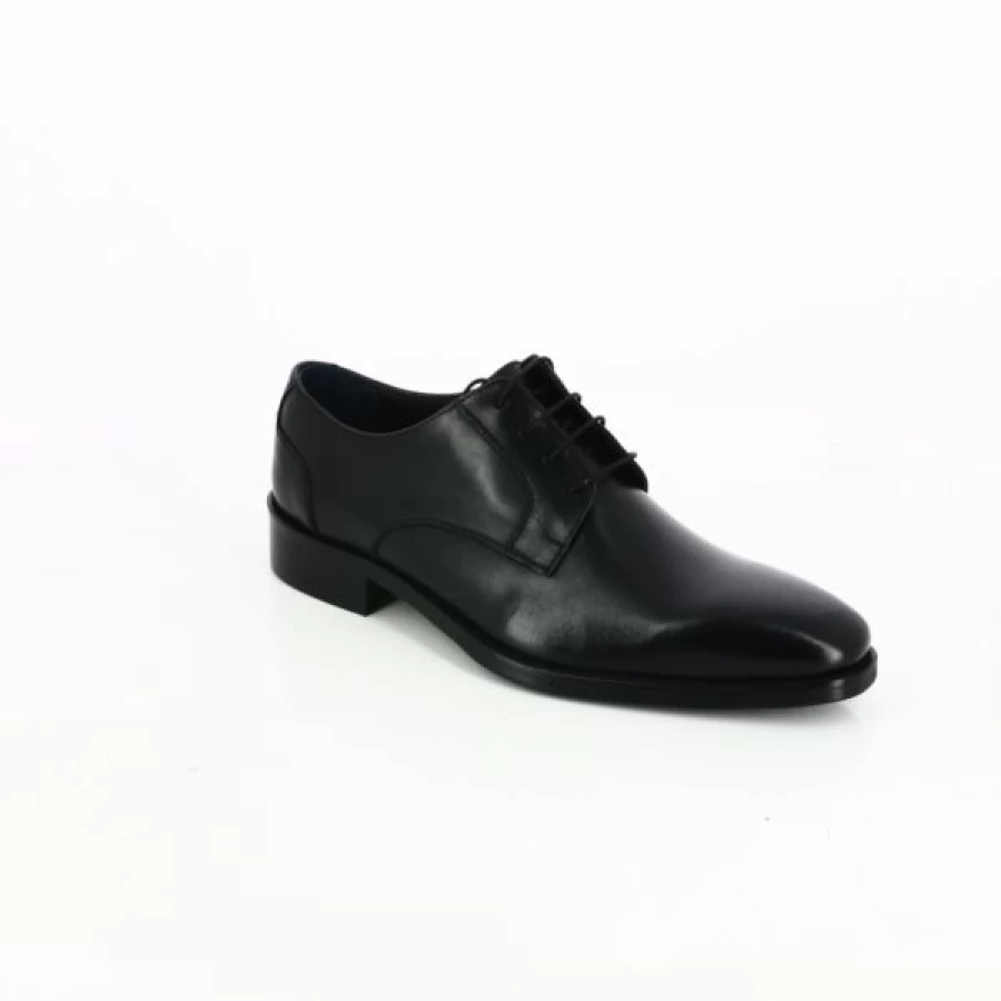 Kevin Men's Black Lace-up Dress Shoes - Classic Formal Oxford Style