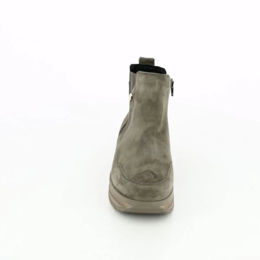 Kevin Taupe Ankle Boots for Women - Comfortable & Stylish Leather Booties