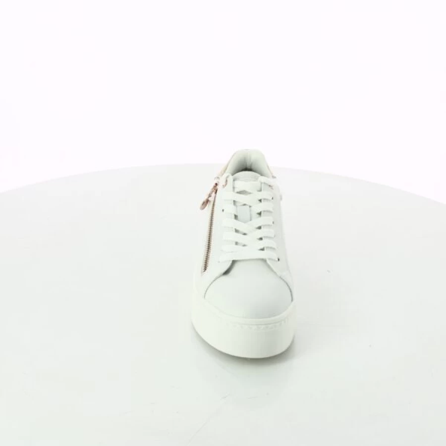 Kevin White Sneakers for Women - Comfortable Casual Walking Shoes