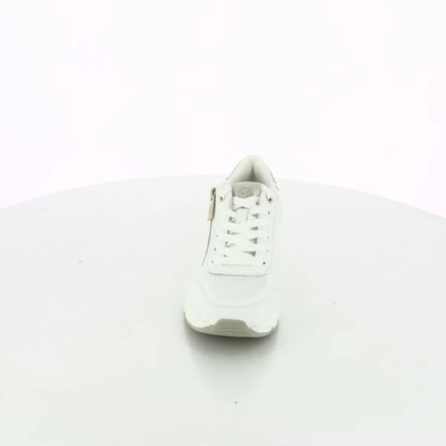 Kevin White Sneakers for Women - Comfortable Casual Walking Shoes