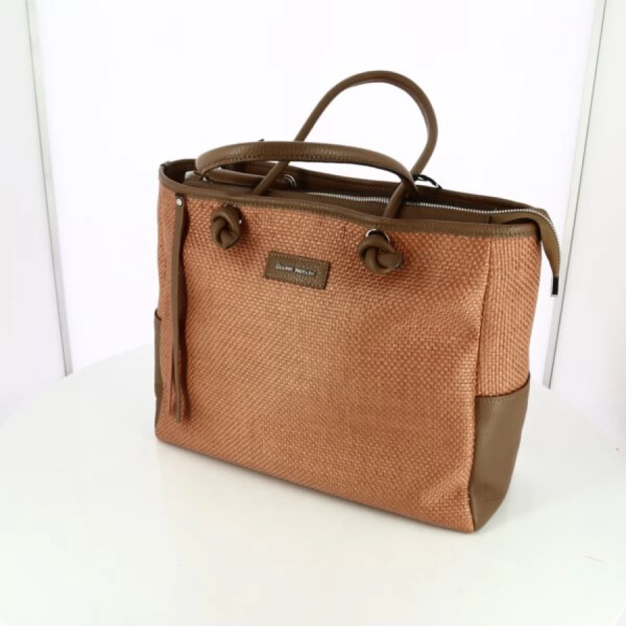 Kevin Orange Leather Crossbody Bag for Women - Stylish & Lightweight Handbag
