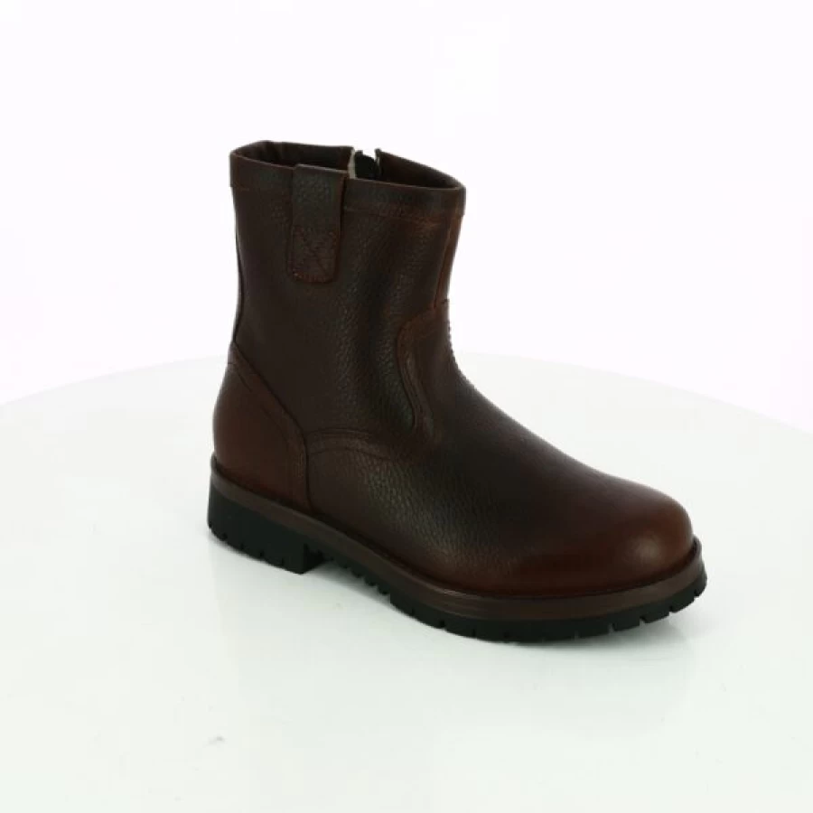 Kevin Women's Cognac Leather Cypres Ankle Boots - Stylish & Comfortable