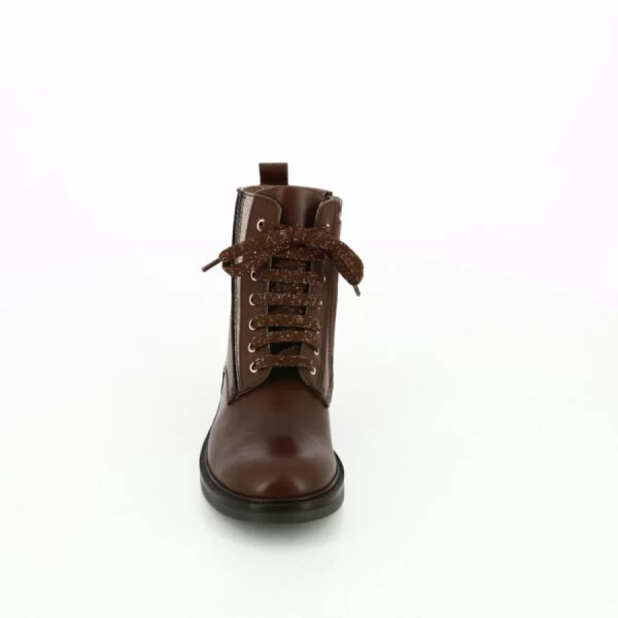 Kevin Cognac Leather Boots for Men - Classic Romagnoli Style Ankle Boots