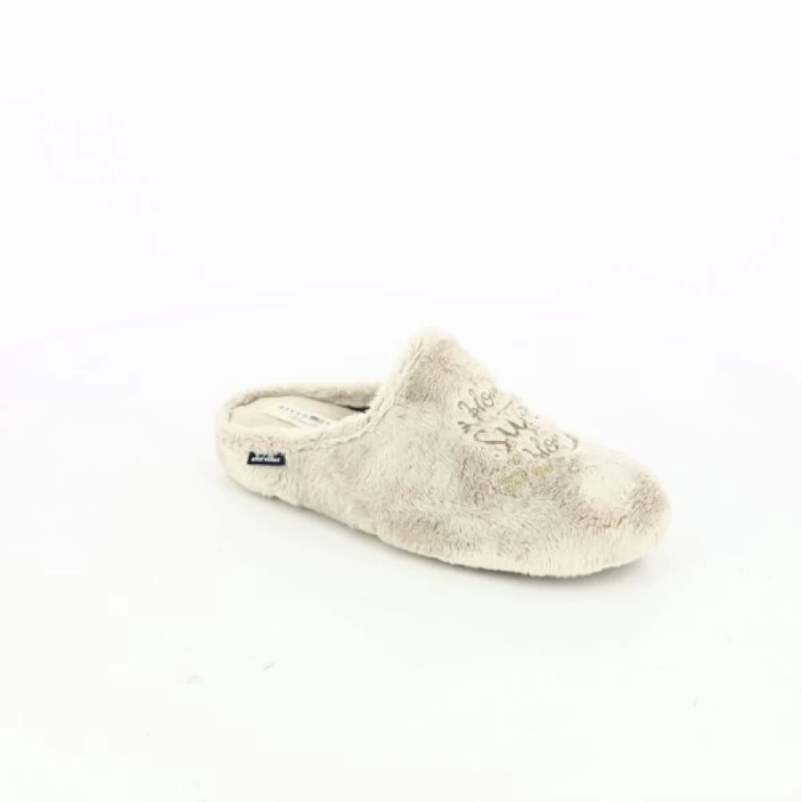 Kevin Comfortable Beige House Slippers for Men and Women - Soft Indoor Slides by River Woods