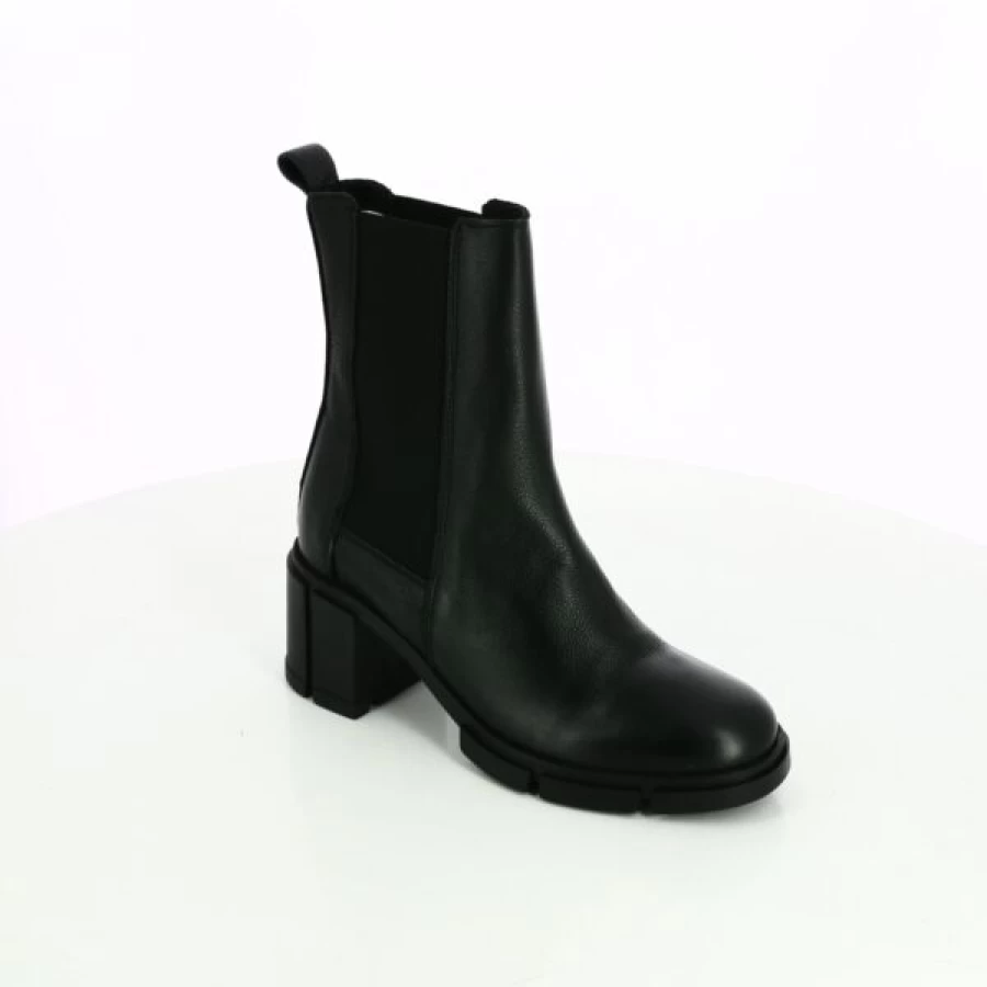 Kevin Black Tango Boots for Men & Women - Premium Leather Bottines for Dance & Fashion