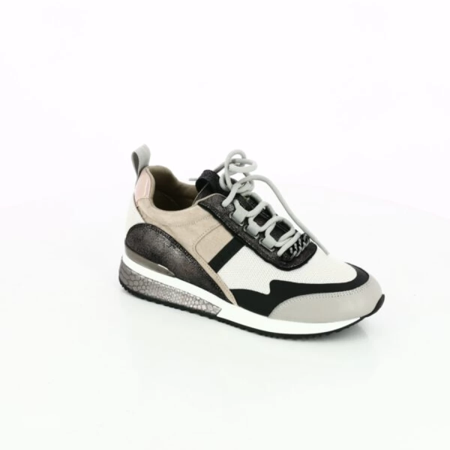 Kevin Beige Casual Sneakers - La Strada Style Comfortable Walking Shoes