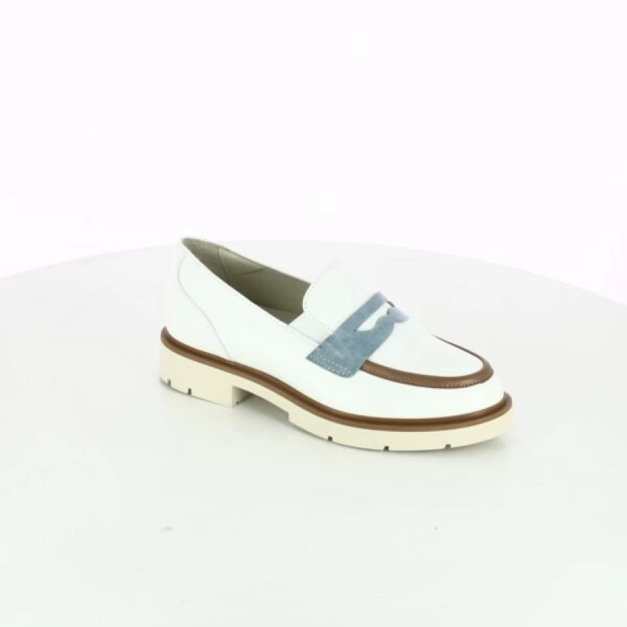 Kevin Men's White Sport Loafers - Casual Moccasin Driving Shoes for Comfort & Style