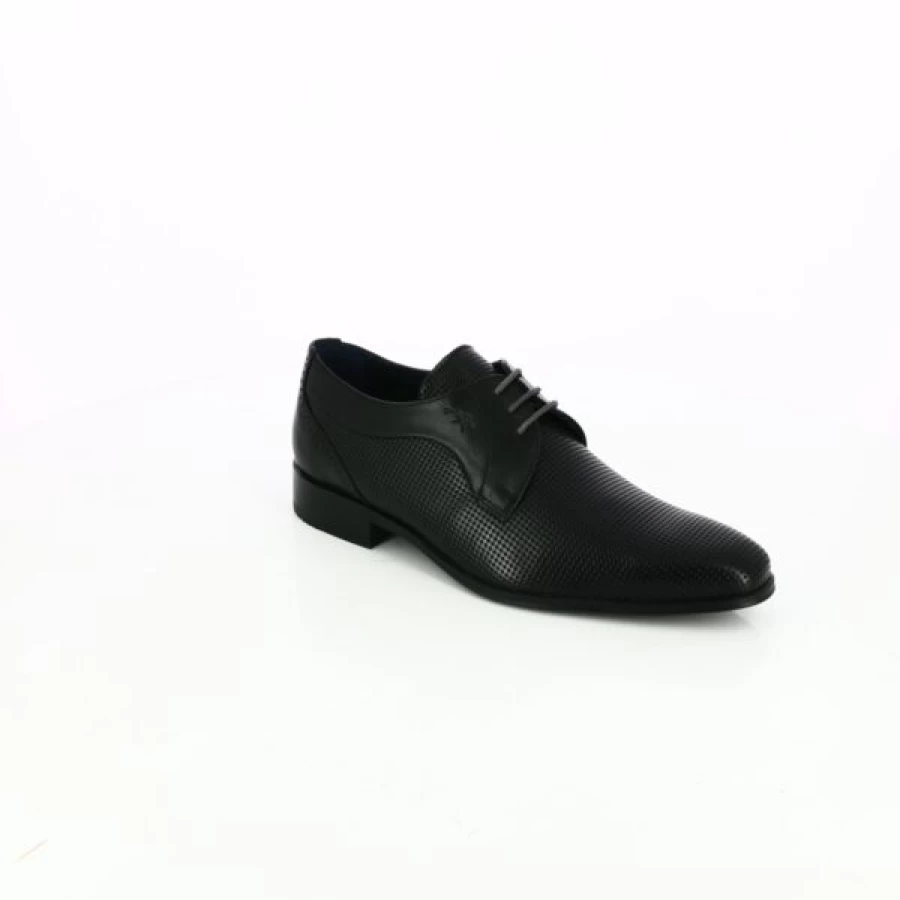 Kevin Men's Classic Black Lace-Up Dress Shoes – Stylish & Comfortable Formal Footwear
