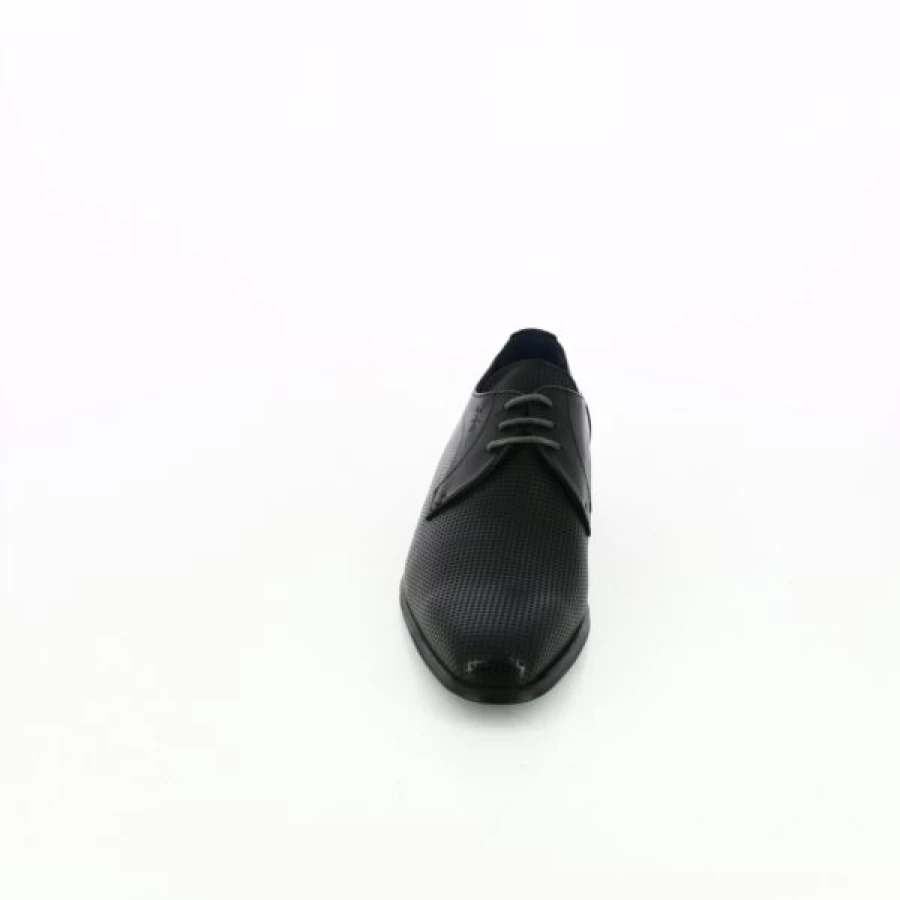 Kevin Men's Classic Black Lace-Up Dress Shoes – Stylish & Comfortable Formal Footwear