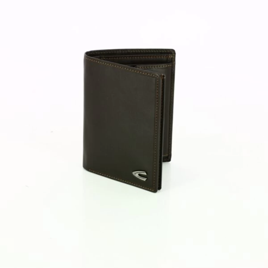 Kevin Genuine Leather Men's Wallet Brown - Premium Bifold Wallet for Men by Camel Active