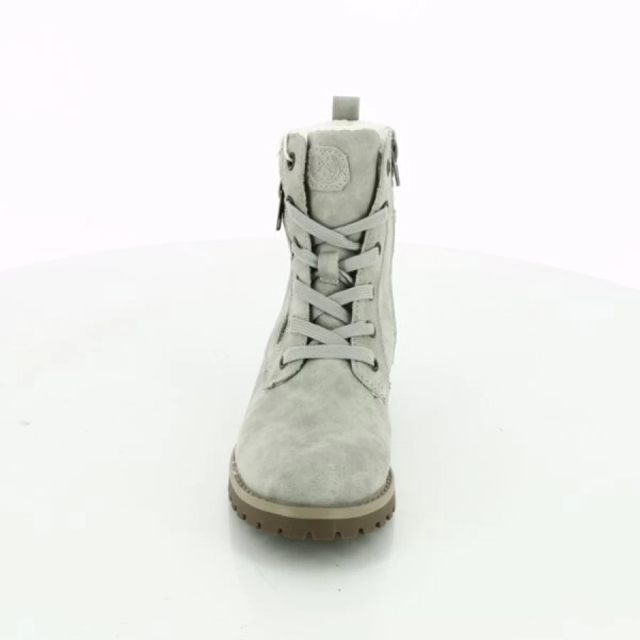 Kevin Women's Indigo Taupe Ankle Boots - Stylish Casual Bottine Booties