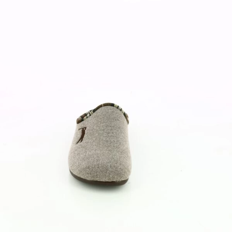"Kevin Comfortable Taupe Cypress Slippers for Men and Women – Soft Indoor/Outdoor Slides"