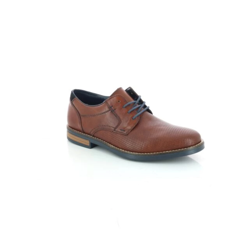 Kevin Cognac Leather Lace-Up Dress Shoes for Men – Stylish & Comfortable Formal Footwear