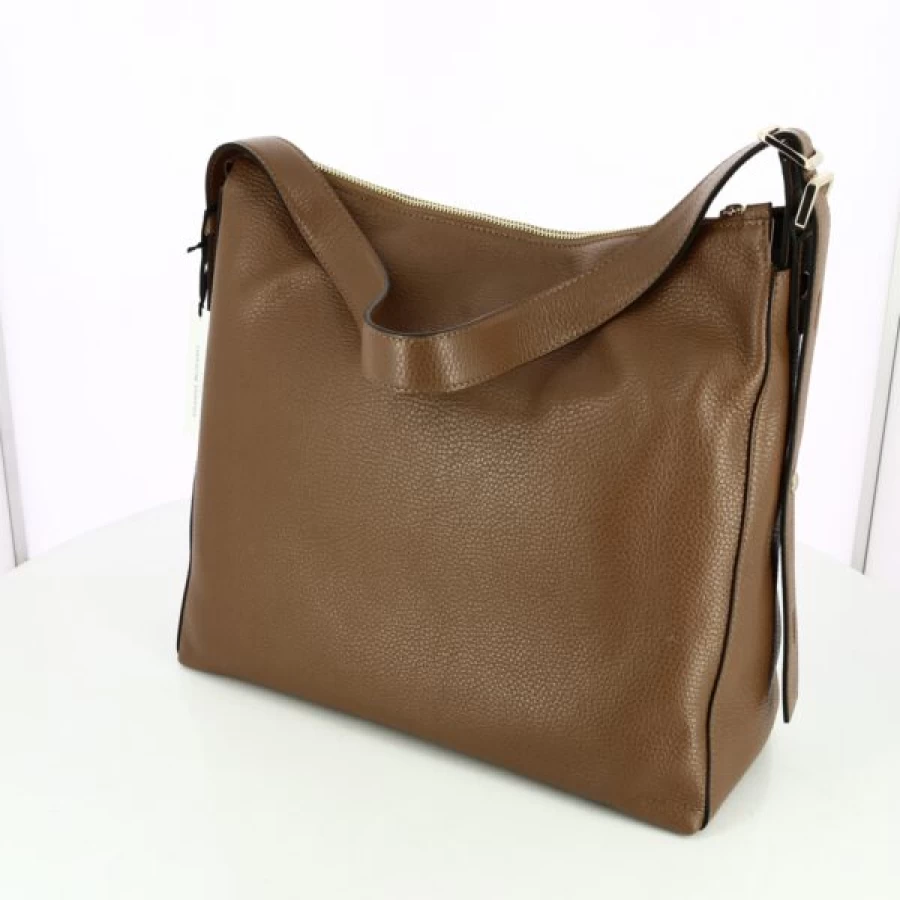 Kevin Leather Handbags for Women - Cognac Shoulder Bag by Carol J. Style