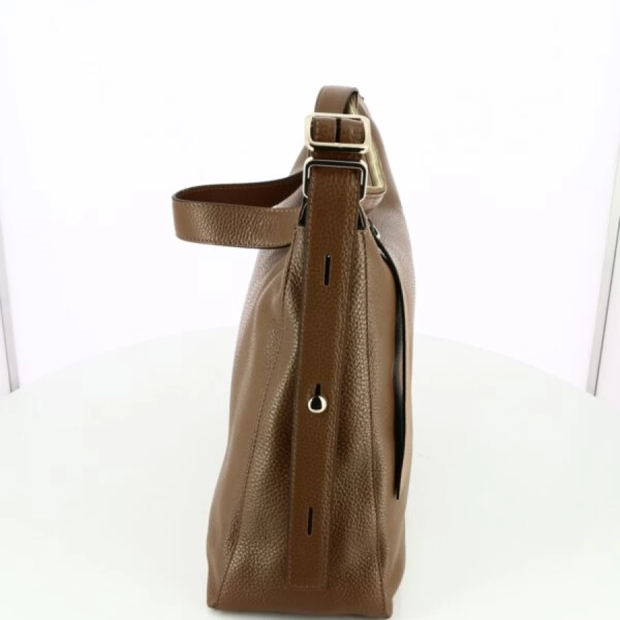 Kevin Leather Handbags for Women - Cognac Shoulder Bag by Carol J. Style