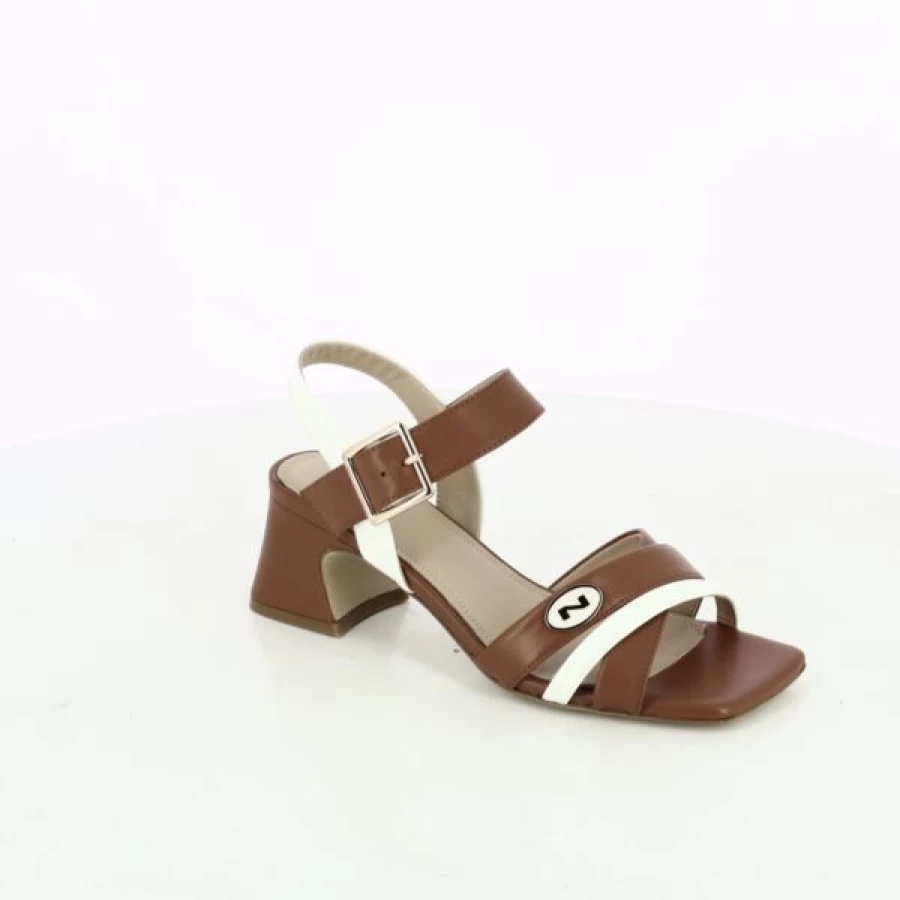 Kevin Leather Sandals for Men - Cognac Brown Casual Footwear