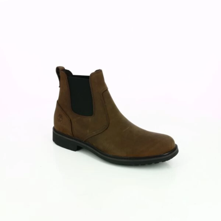 Kevin Brown Leather Boots for Men - Premium Timberland-Style Work Boots