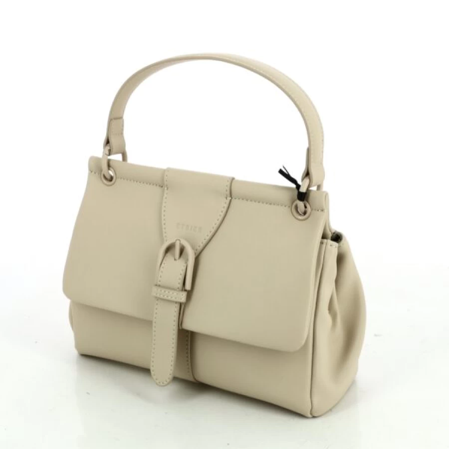 Kevin Etrier Leather Handbags for Women - Elegant Beige Tote Bag, Fashionable Designer Purse