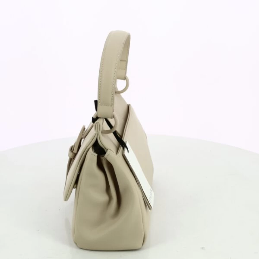 Kevin Etrier Leather Handbags for Women - Elegant Beige Tote Bag, Fashionable Designer Purse