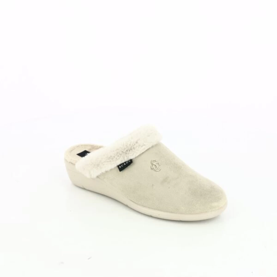 Kevin Scapa Comfortable Beige House Slippers for Men and Women
