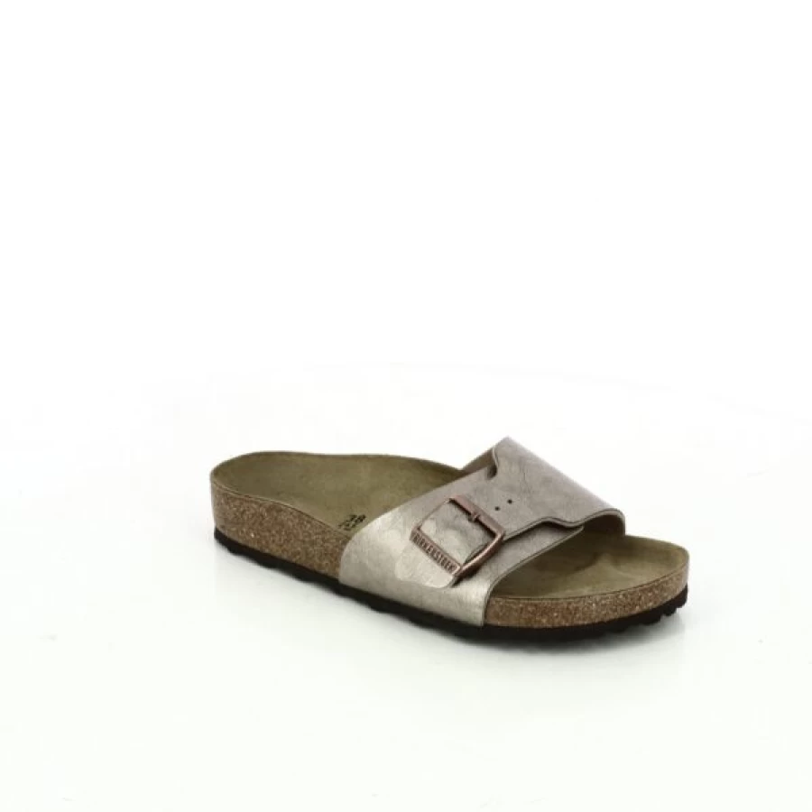 Kevin Comfort Taupe Slippers - Soft Footbed Slides for Men & Women