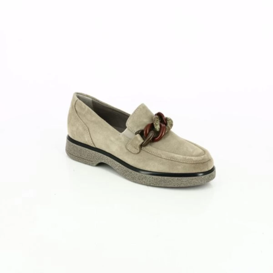 Kevin Men's Taupe Loafers - Casual Moccasin Shoes for Comfort & Style