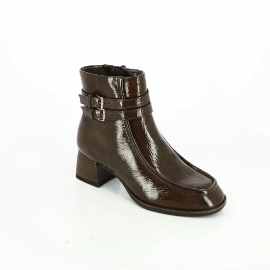 Kevin Women's Brown Ankle Boots - Stylish & Comfortable Leather Booties for Fall