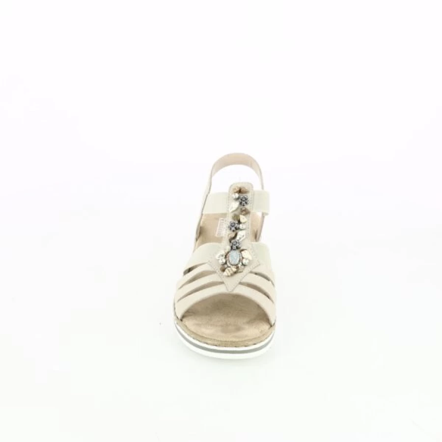 Kevin Women's Comfortable Beige Sandals | Lightweight & Stylish Summer Footwear