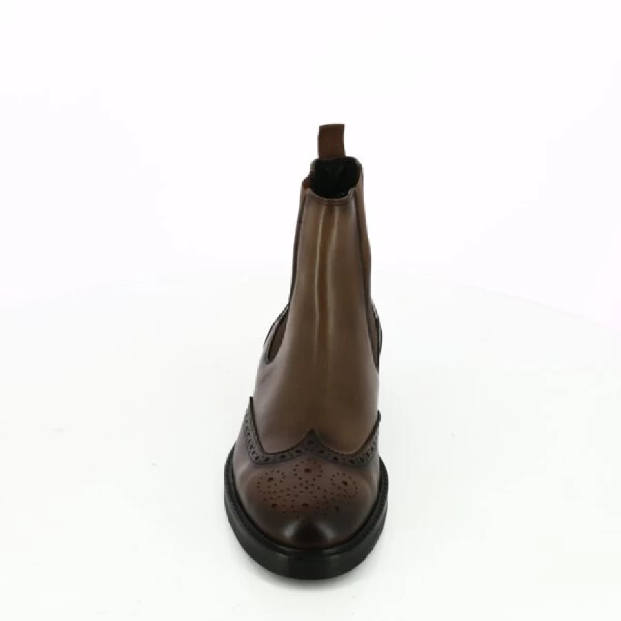 Kevin Cognac Leather Boots for Men - Stylish Ankle Boots Scapa Design
