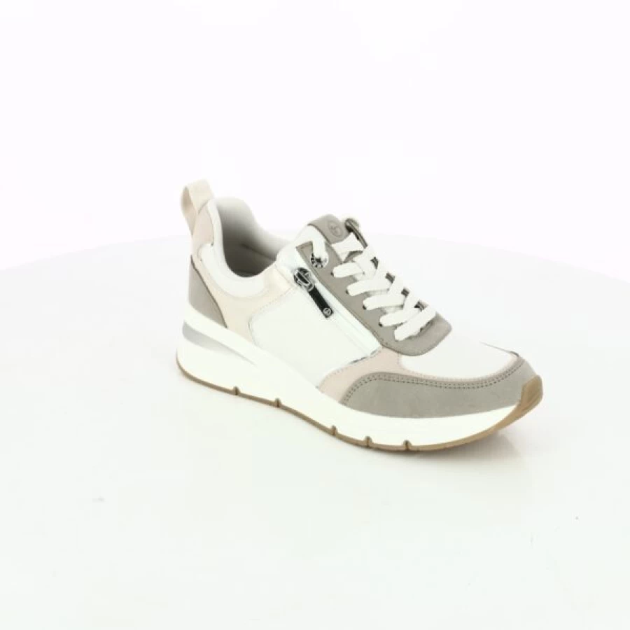 Kevin Beige Casual Sneakers for Women - Comfortable Walking Shoes