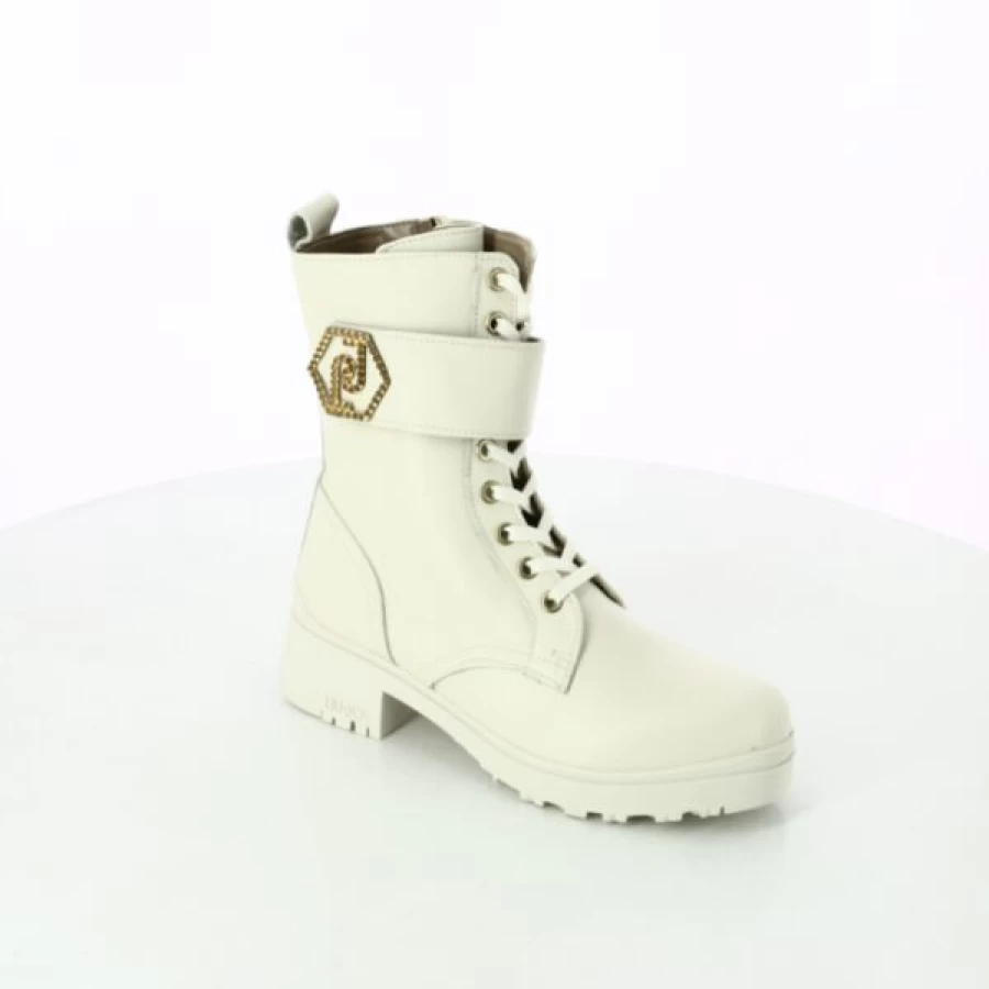 Kevin Beige Ankle Boots for Women - Stylish Leather Booties for Fall & Winter