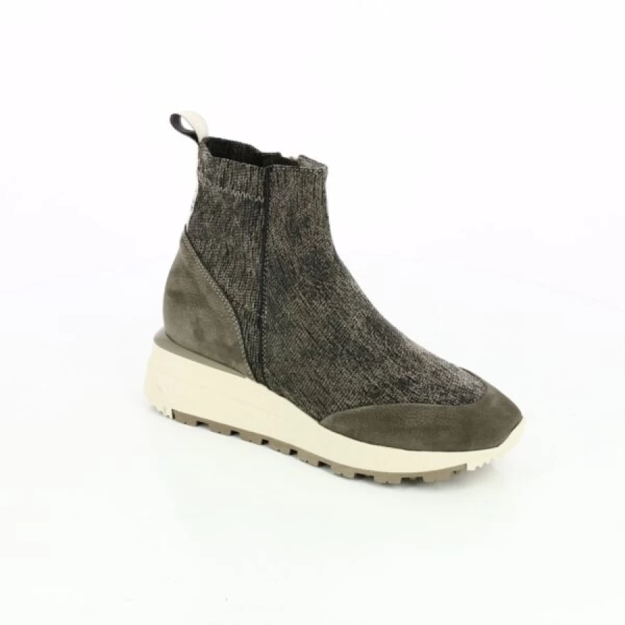 Kevin Women's Taupe Ankle Boots - DL-Sport Style Comfortable Casual Winter Shoes