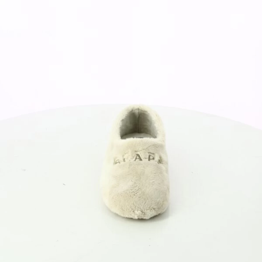 Kevin Scapa Comfortable Beige Slippers for Men and Women - Soft Indoor House Shoes