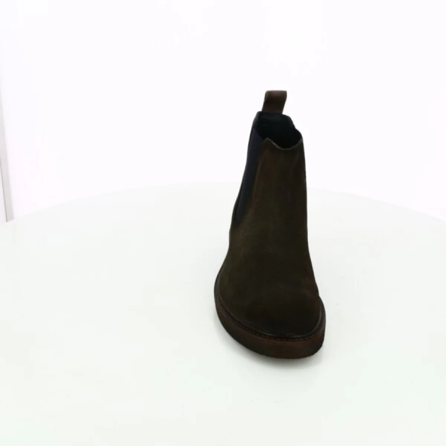 Kevin Cypres Brown Leather Boots for Men - Stylish Ankle Booties, Comfortable & Durable