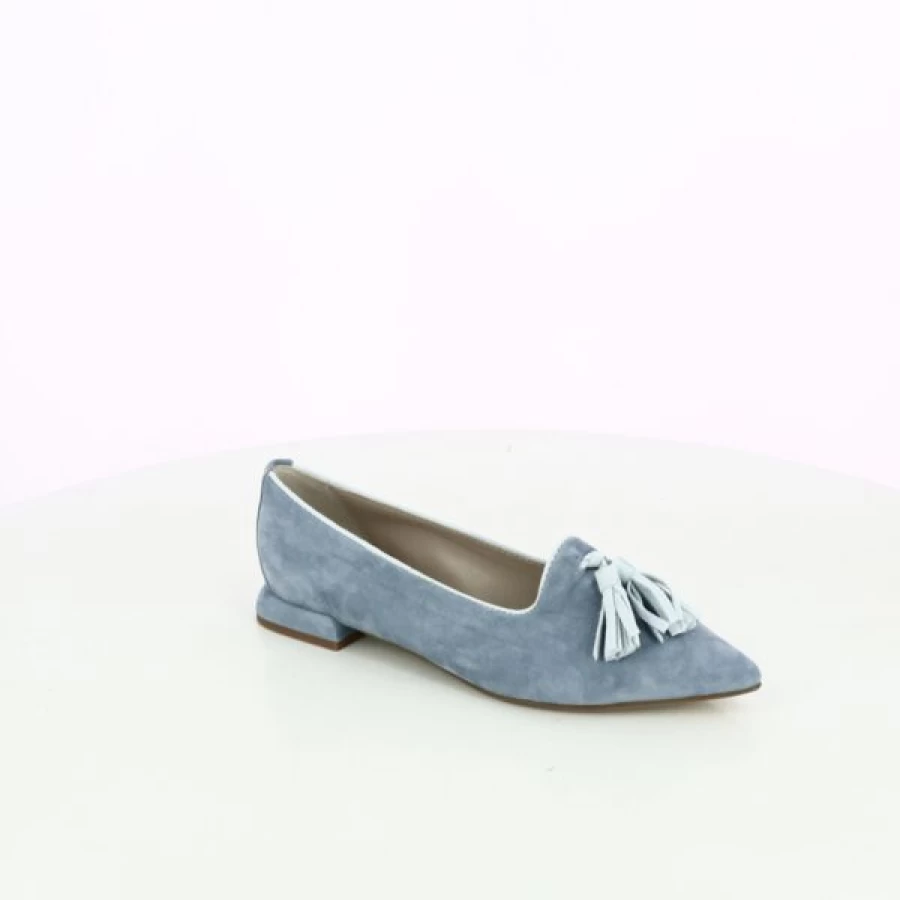 "Kevin Gioia Blue Leather Loafers - Men's Moccasin Shoes for Comfort & Style"