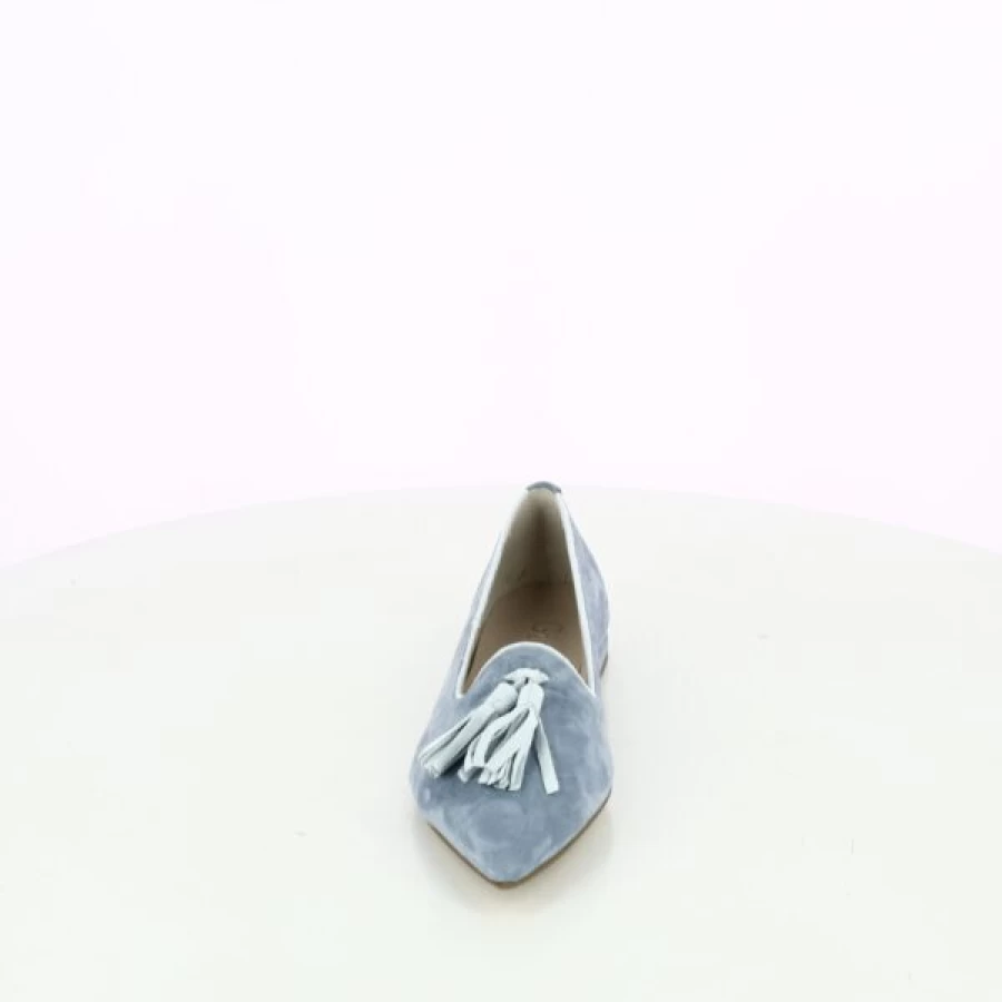 "Kevin Gioia Blue Leather Loafers - Men's Moccasin Shoes for Comfort & Style"