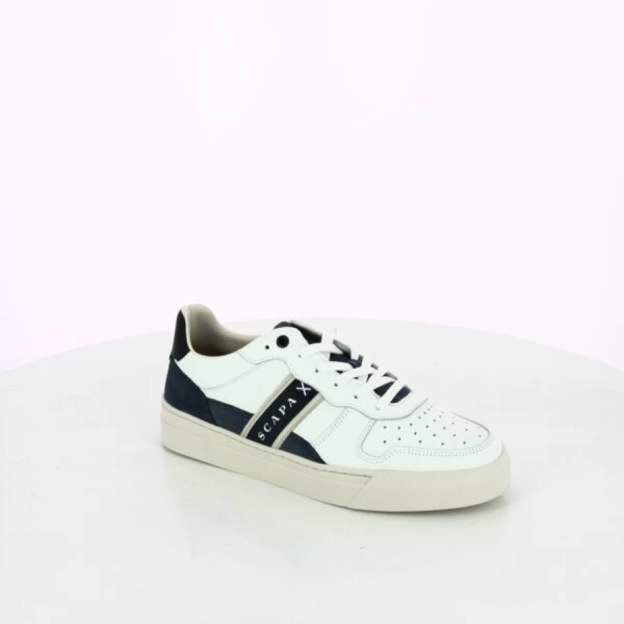Kevin White Scapa Lace-up Shoes for Men - Classic Casual & Comfortable Footwear