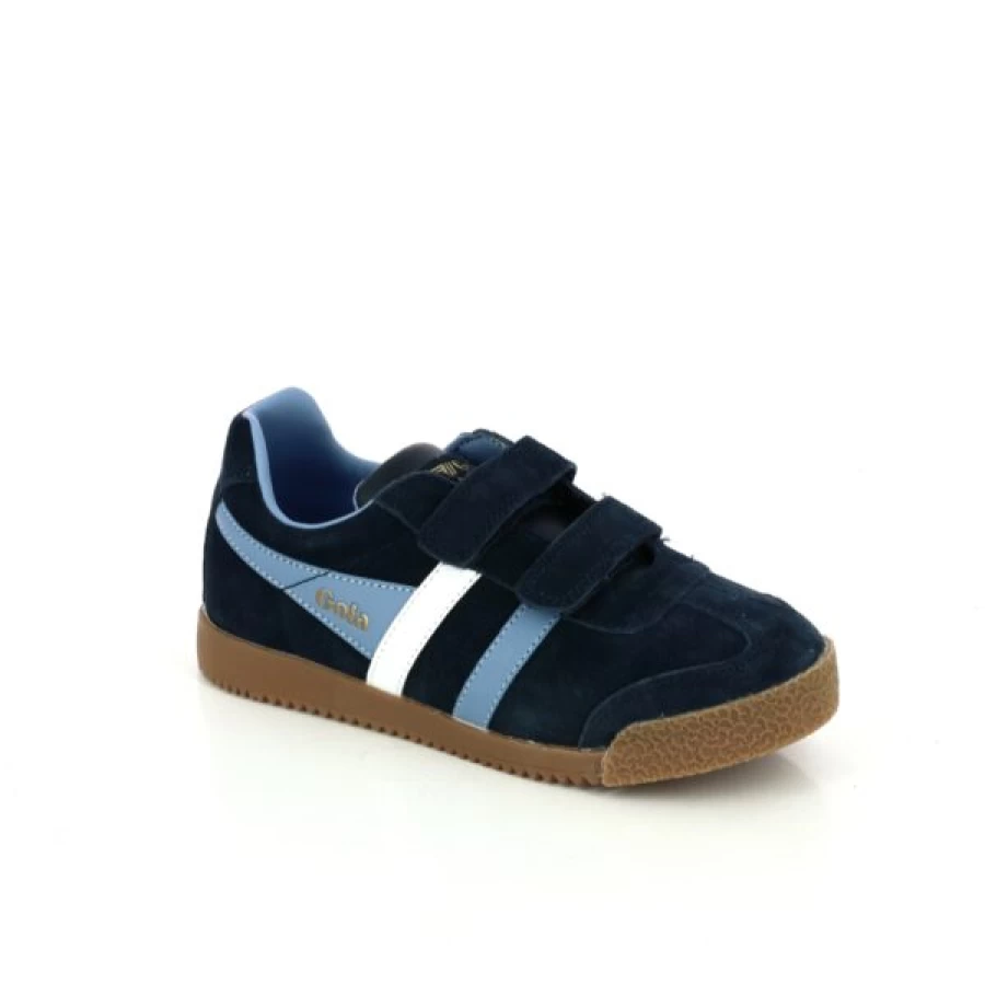 Kevin Men's Blue Velcro Strap Casual Shoes for Comfort and Style
