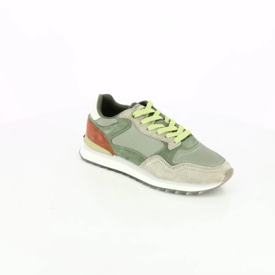 Kevin Hoff Green Sneakers - Men's Casual Baskets Comfortable Walking Shoes