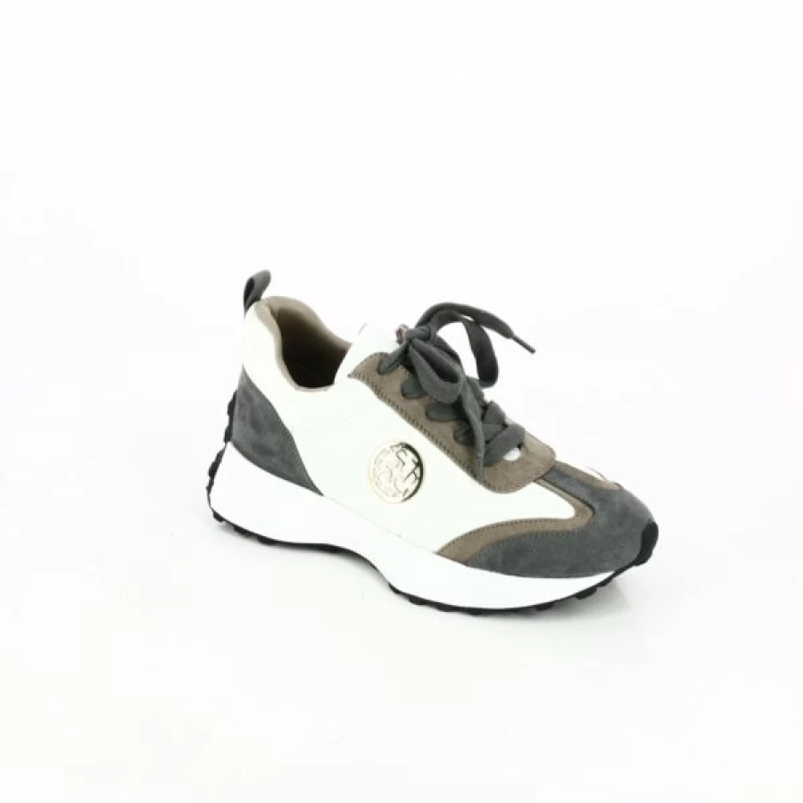 Kevin Beige Casual Sneakers - La Strada Style Comfortable Walking Shoes