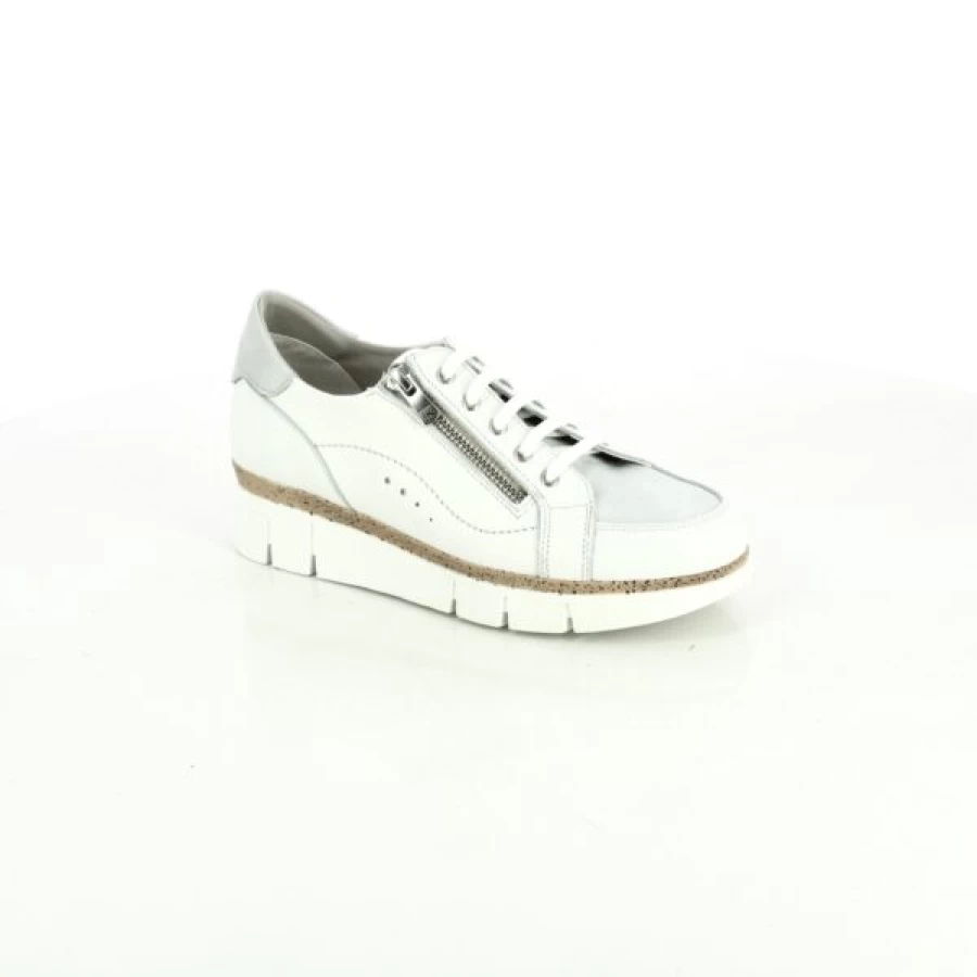 Kevin White Sneakers for Men - Classic Casual Baskets Shoes