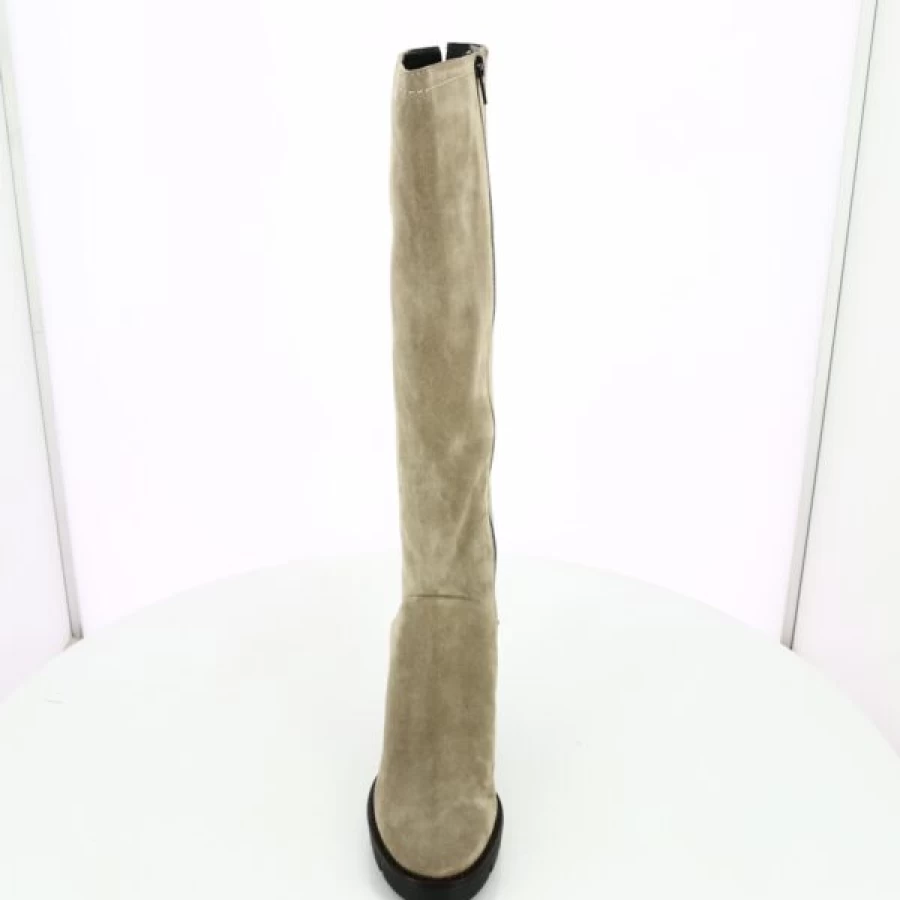 Kevin Gioia Women's Ankle Boots in Beige - Stylish Casual Leather Booties for Everyday Wear