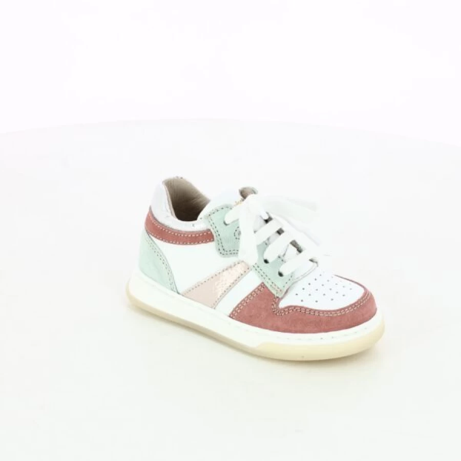 Kevin Baby Boots - White Leather Bottines for Infants
