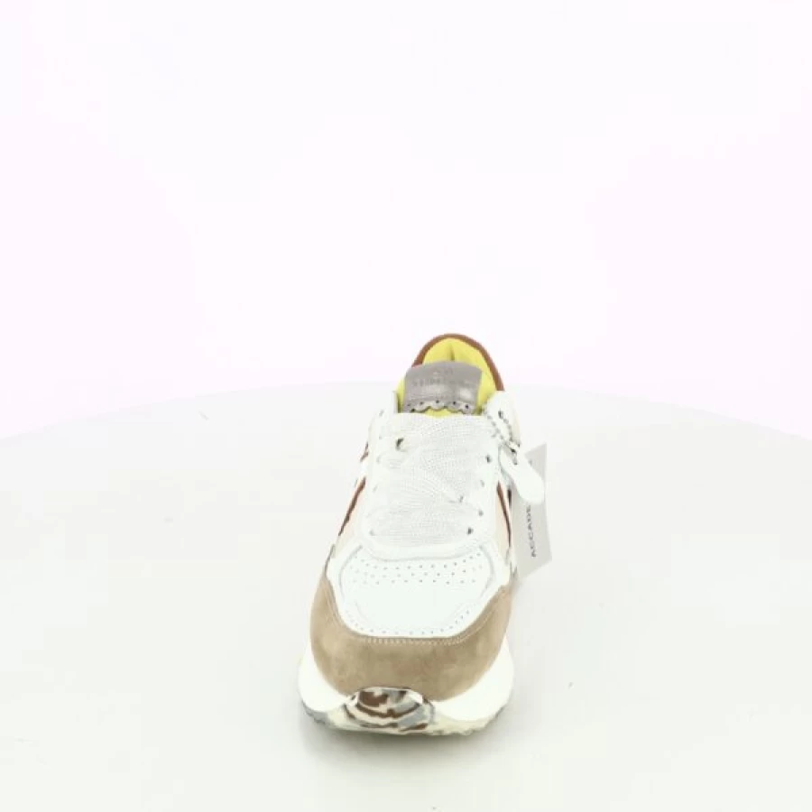 Kevin Beige Sneakers for Men & Women | Casual Comfort 72 Collection | Fashionable Low-Top Lace-Up Shoes