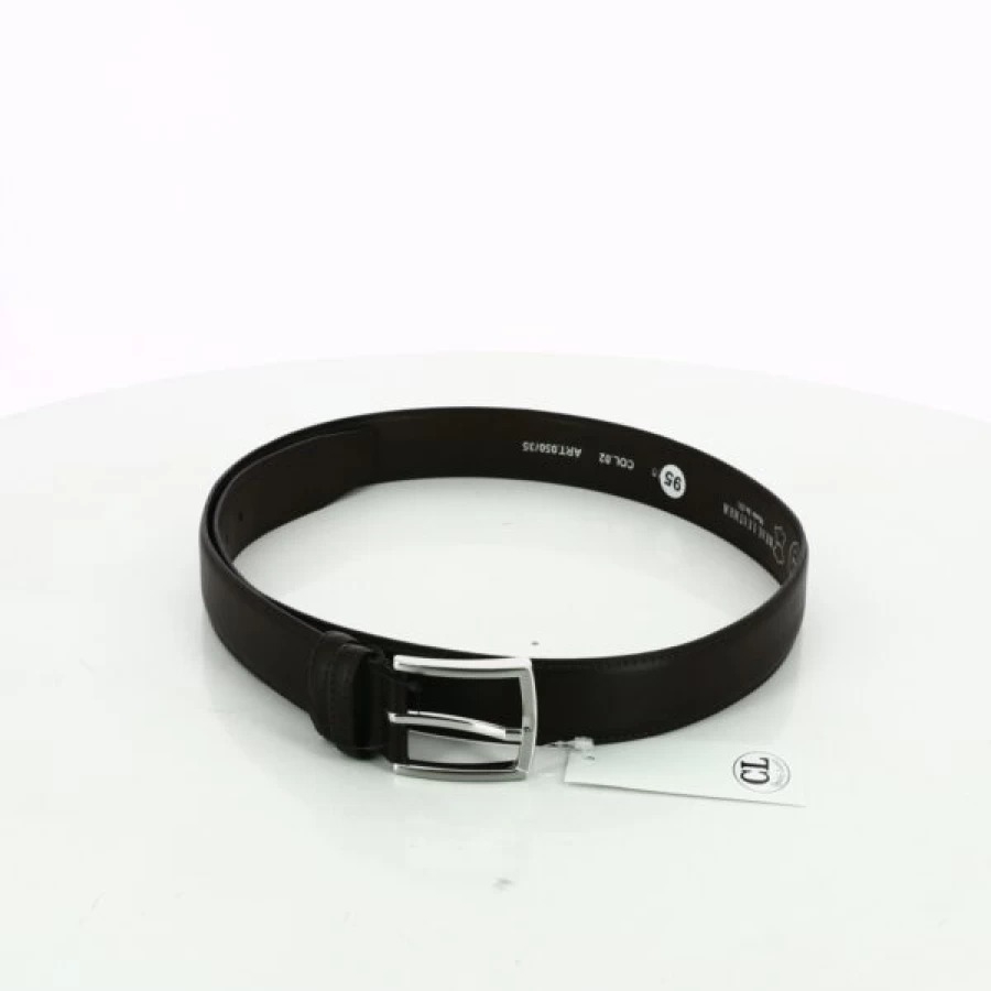 Kevin Leather Belts for Men - Classic Brown Dress Belts with Durable Buckle