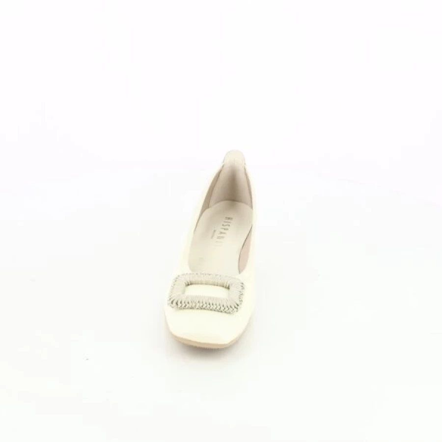 Kevin Women's Beige Ballerina Flats - Comfortable Leather Ballet Shoes for Casual Wear