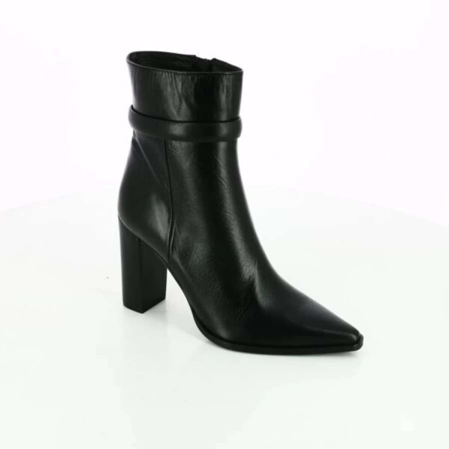 Kevin Black Zinda Ankle Boots for Women - Stylish & Comfortable Leather Booties