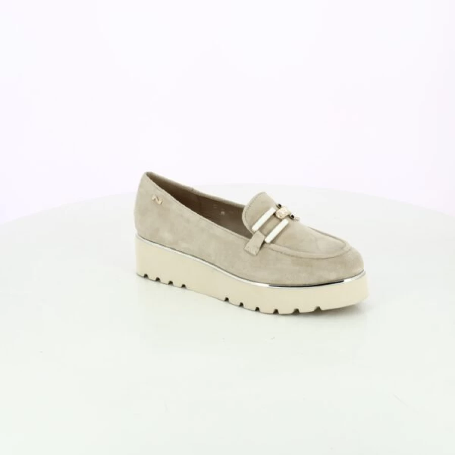 Kevin Men's Beige Loafers - Classic Moccasin Style Casual Slip-On Shoes